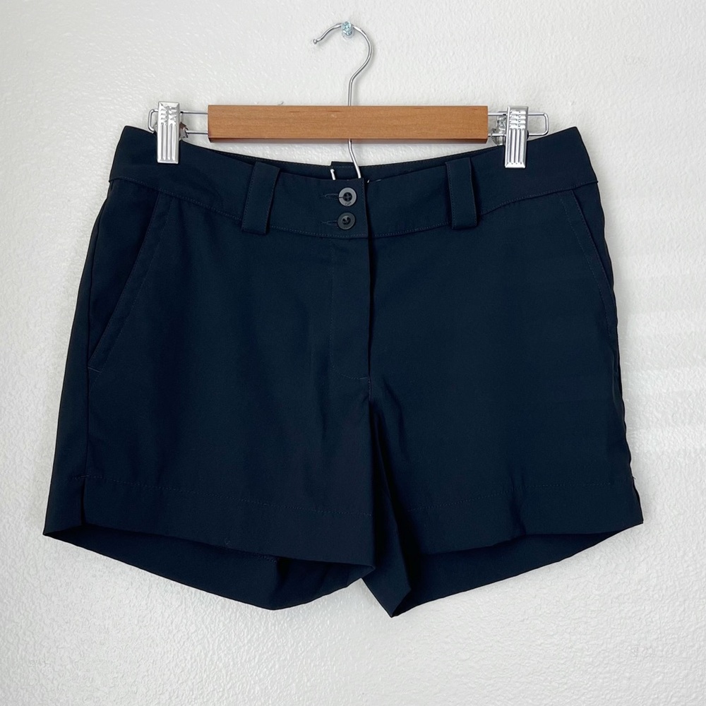 Nike Gold Tour Performance Dri-Fit Victory Women’s Black Golf Shorts Size 4
